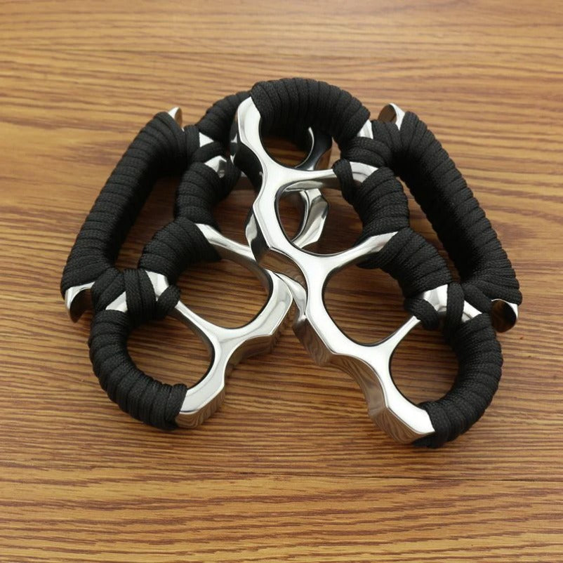 Thickened Solid Steel Knuckle Duster Tactical EDC Tool for Safety