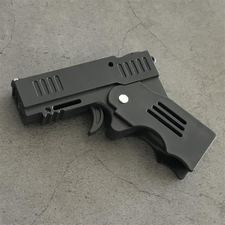 Compact Foldable Stun Device for Everyday Self-Defense