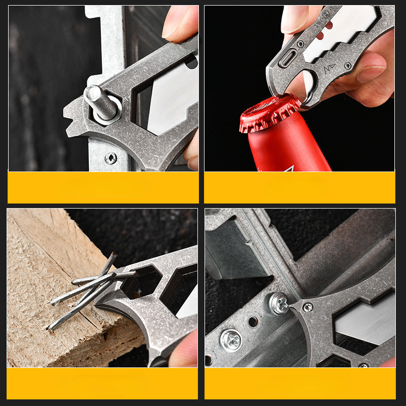 Titan Outdoor Multi-Pro Knife Combining Screwdriver, Wrench and Bottle Opener