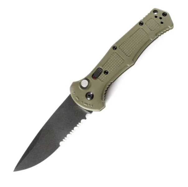 Nylon Fiber Handle Folding Knife for Outdoor Tactical Hunting with D2 Blade