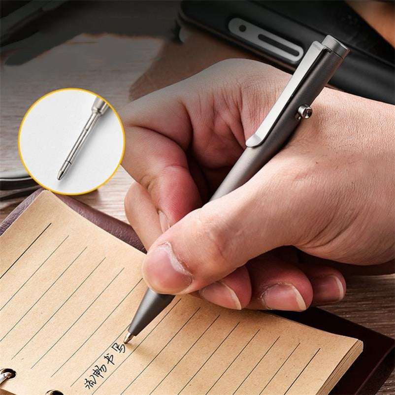 Titanium Tactical Pen with Bolt Function Multifunctional Tool for Daily Use
