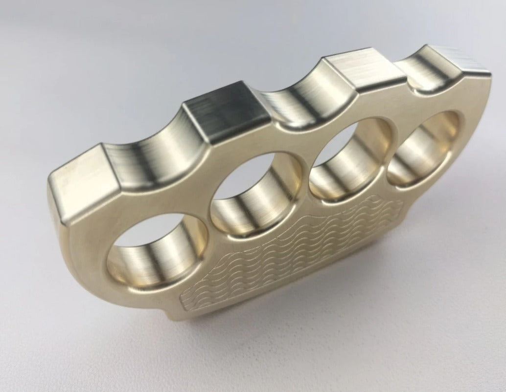 Pure Brass Knuckle Duster Self-Defense Equipment for Maximum Security