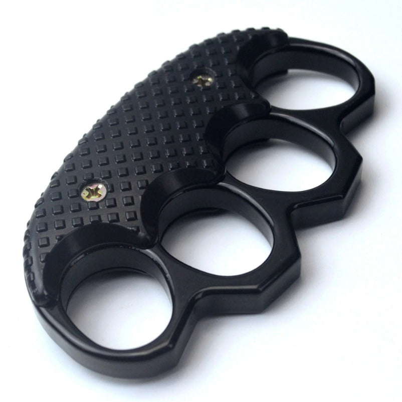 Reinforced Metal Knuckle Duster Four Finger Defense Gear