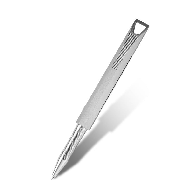 Stress-Reducing Titanium Alloy Tactical Pen with Slide Function