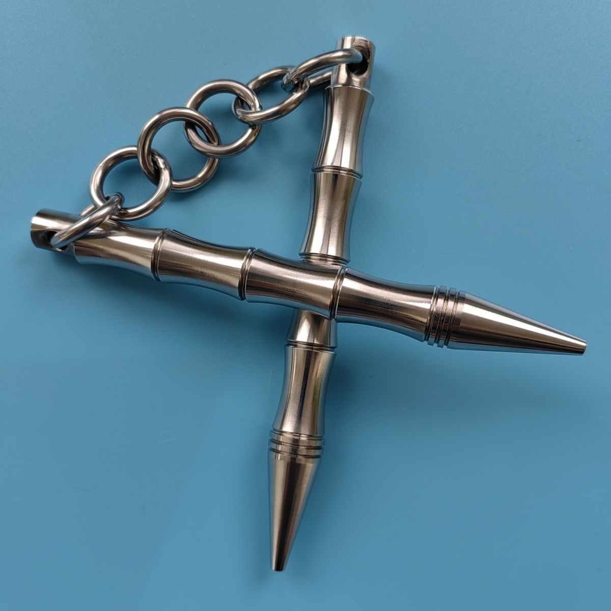 Portable Solid Steel Nunchaku Built for Effective Self-Protection