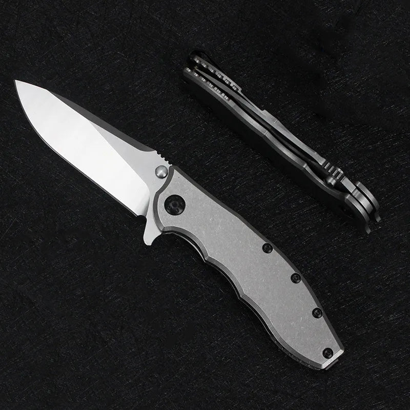 Outdoor Ready Titanium Alloy Folding Knife for Camping Adventures