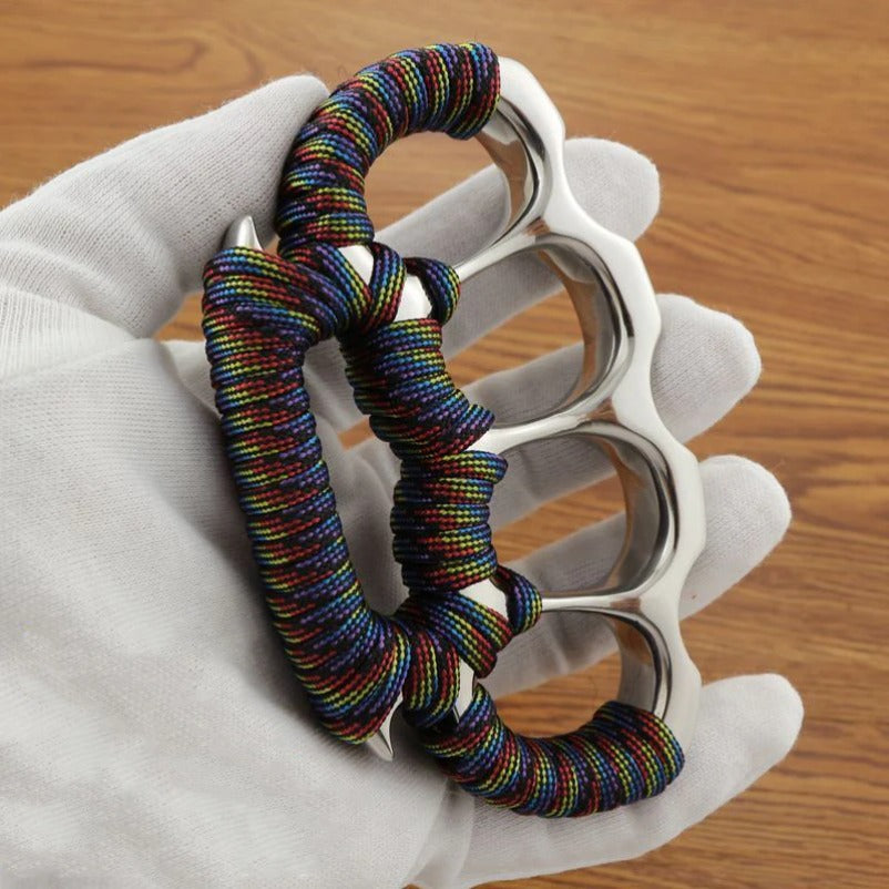 Thickened Solid Steel Knuckle Duster Tactical EDC Tool for Safety