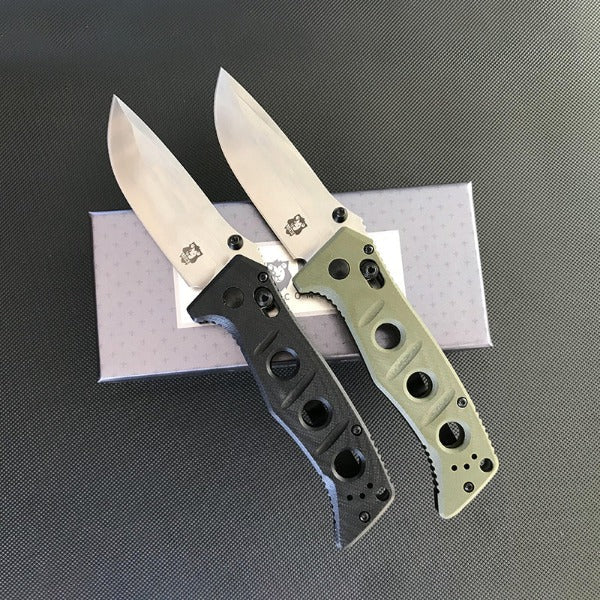 Liome G10 Grip Folding Knife for Outdoor Survival and Everyday Carry