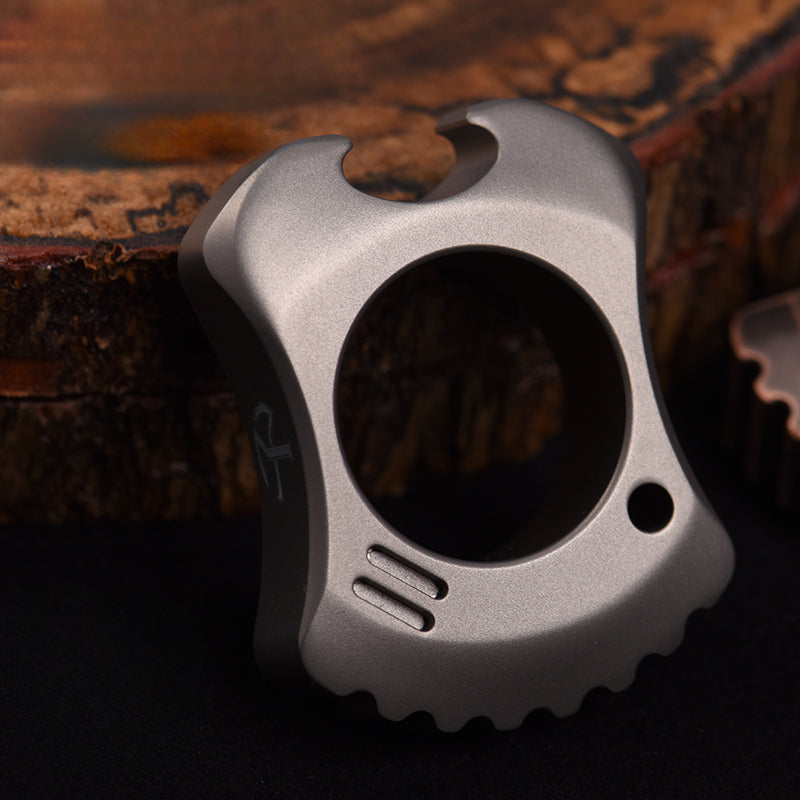Titanium Purple Copper Knuckle Duster EDC
