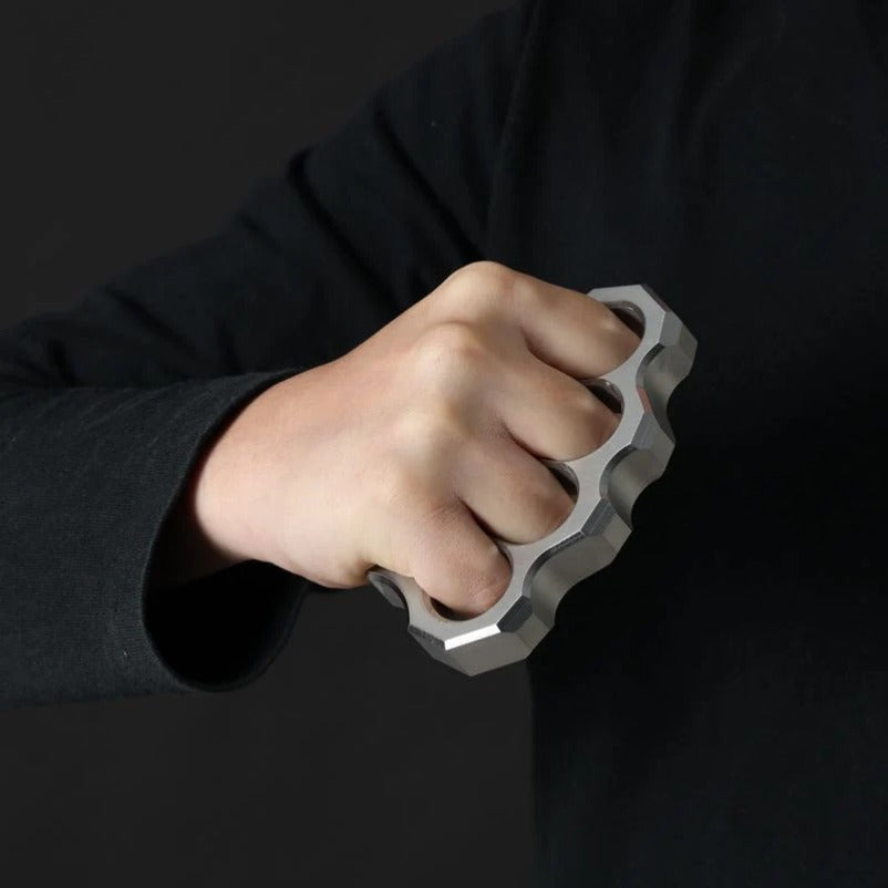 Solid Fine Steel Knuckle Duster Tactical Tool for Personal Safety