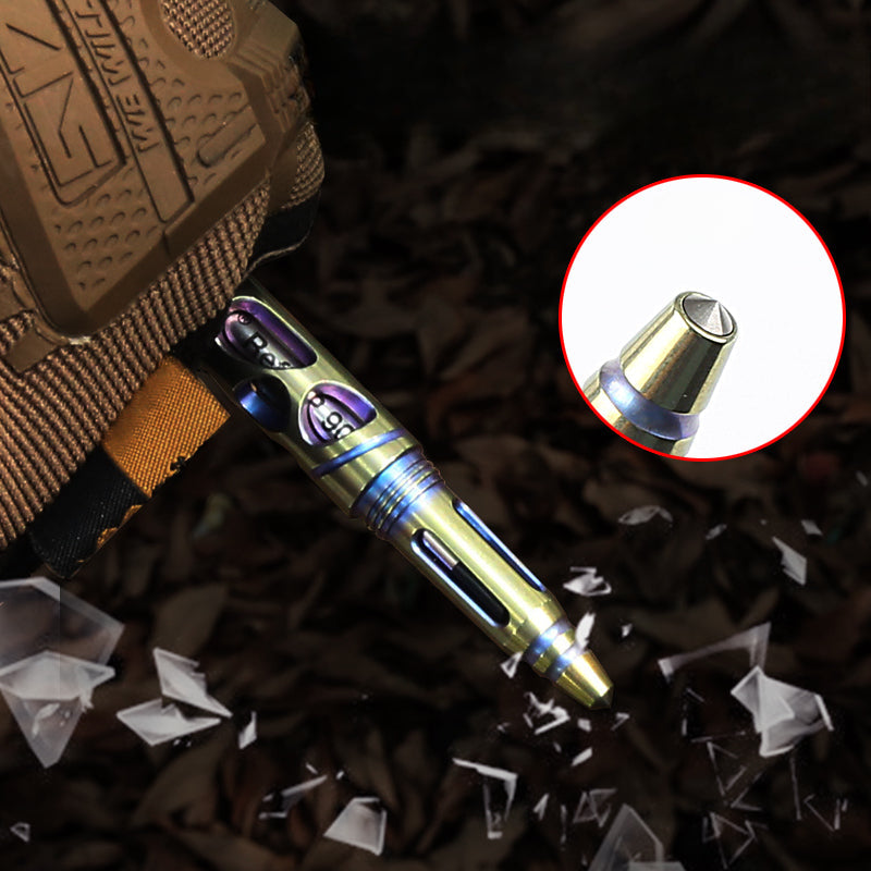 Precision Crafted Titanium Tactical Pen Light for EDC