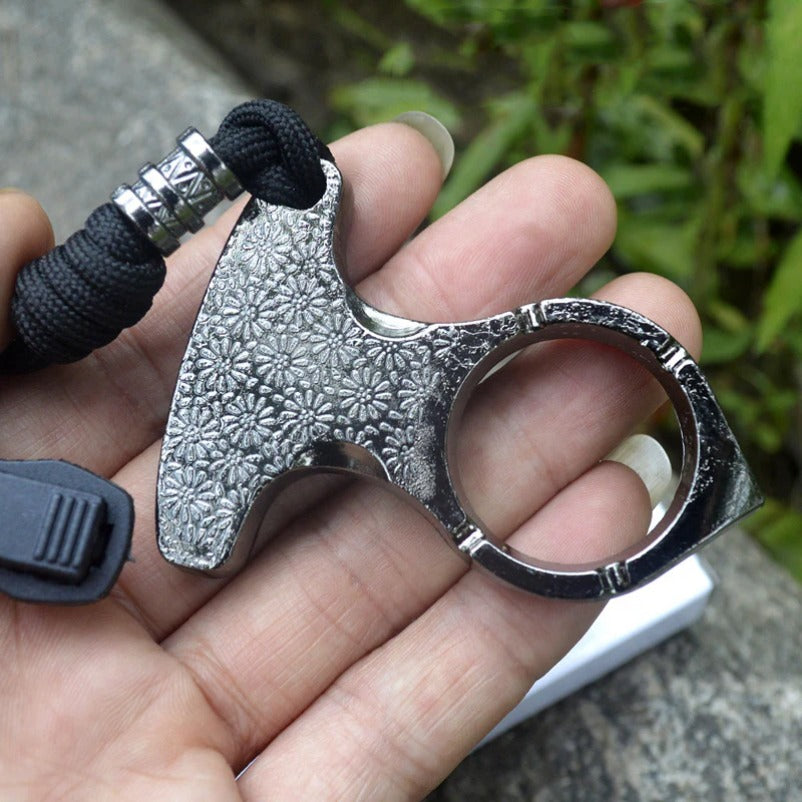 FistGuard Thickened Metal Knuckle Duster and Window Escape Tool