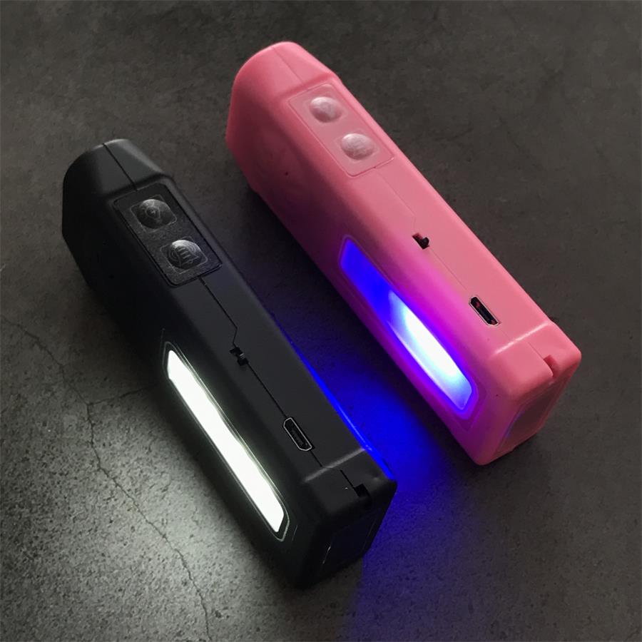 Self-defense Flashlight with Built-in Stun Gun Feature