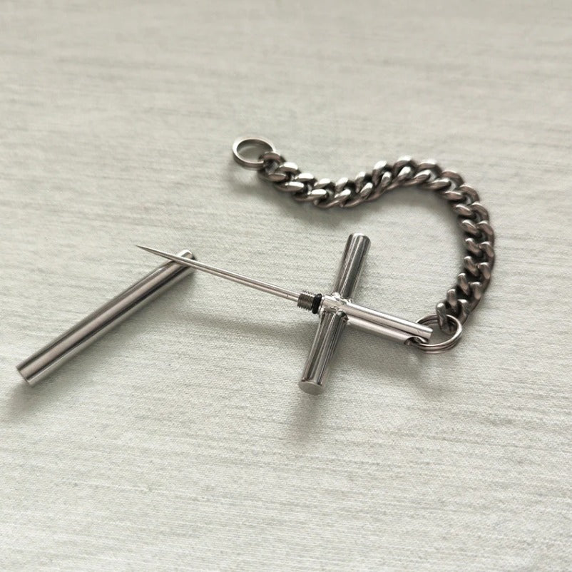Ti Steel Pick Tactical Chain Defender for Protection