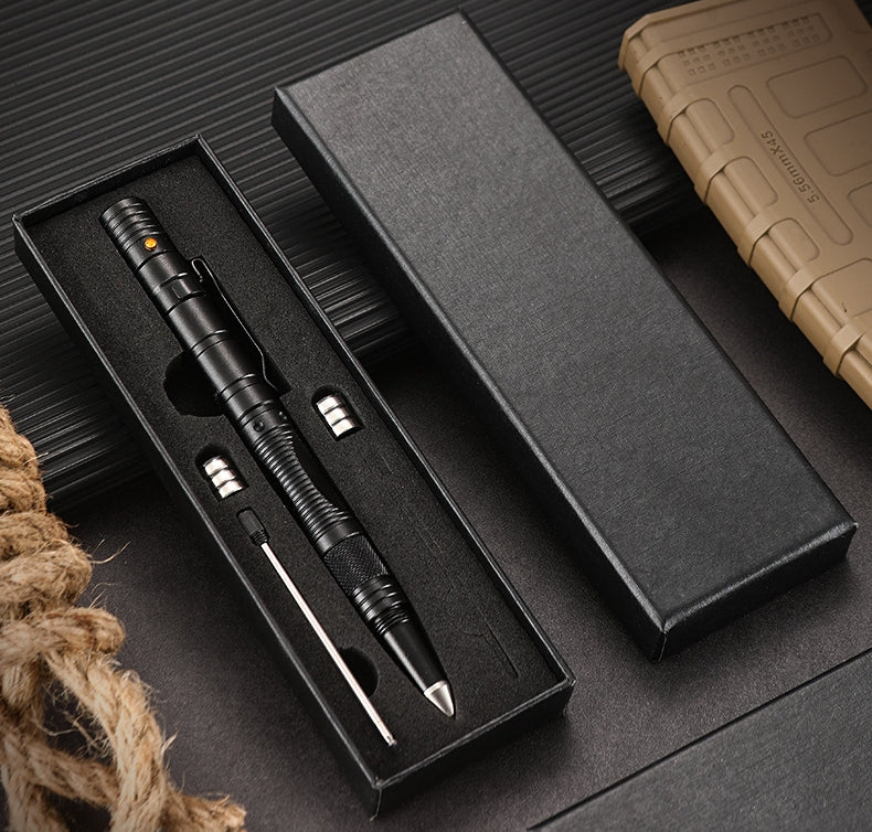 Multi-Function Tactical Pen for Outdoor Survival and Protection