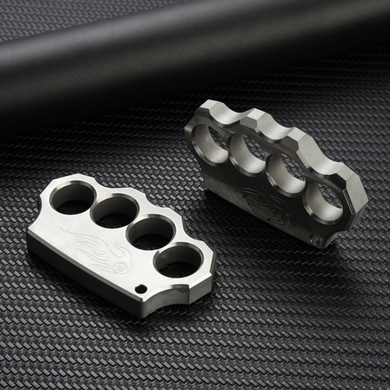 Solid Fine Steel Knuckle Duster Tactical Tool for Personal Safety