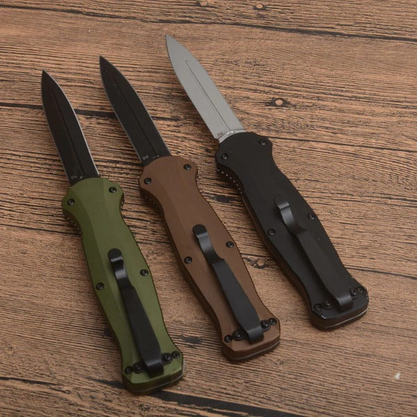 Aluminum Grip BM3300 Tactical Knife Pocket Tool for Camping Outdoors