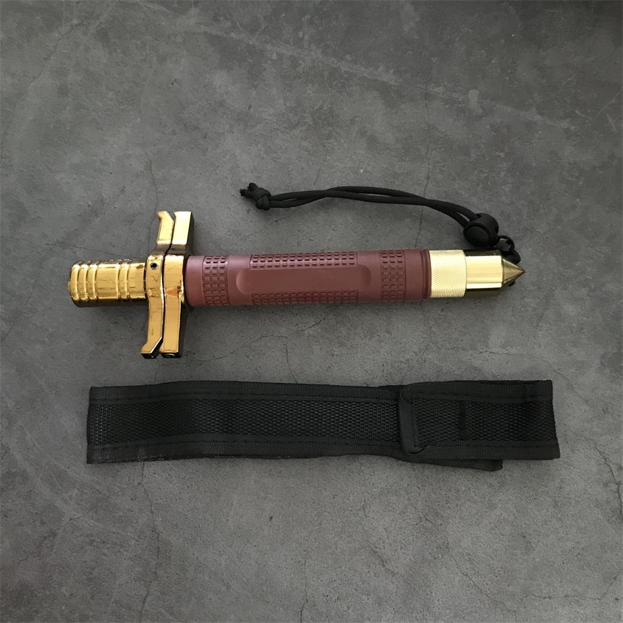 Multi-Function Alloy Steel Baton for Window Breaking and Protection