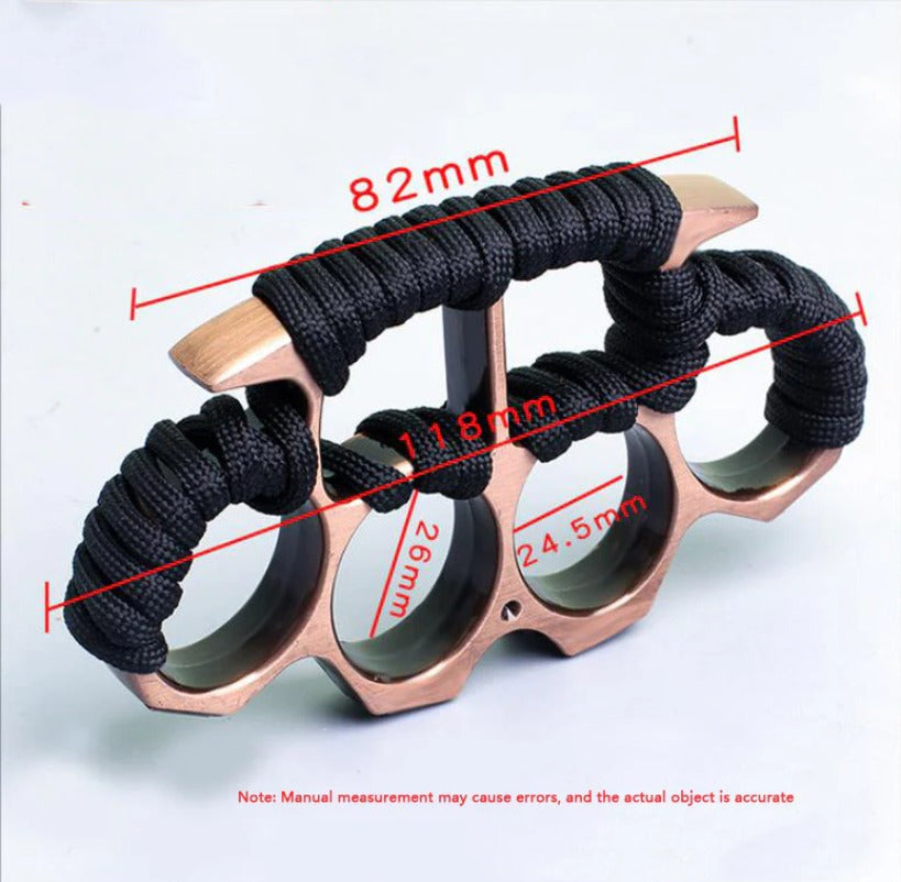 ColorGuard Tactical Brass Knuckle Duster and Window Breaker Tool