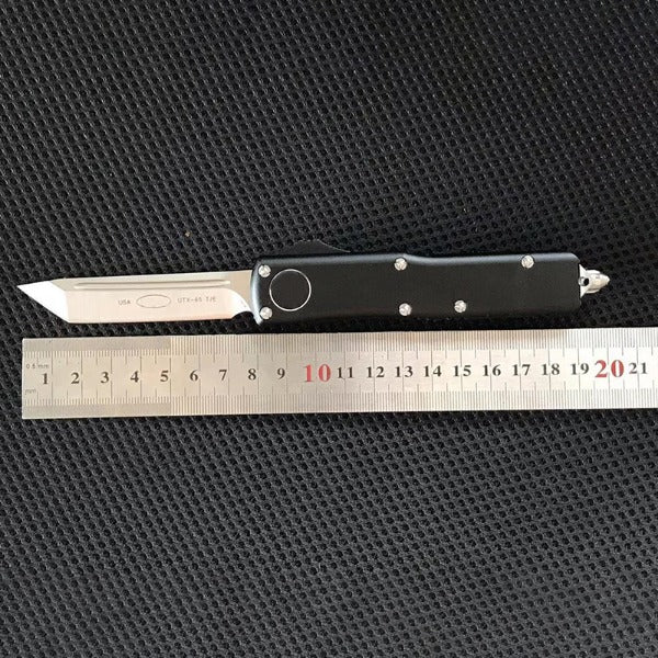 Aluminum Handle Survival Knife Tactical Outdoor Defense Camping Pocket Gear