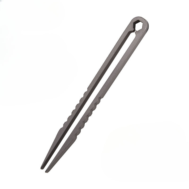 Multi-Function Static-Free TC4 Titanium Tweezers with Anti-Magnetic Properties