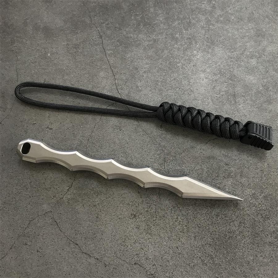 Titanium Alloy Crowbar Multifunctional Bottle Opener Tool for Self-defense
