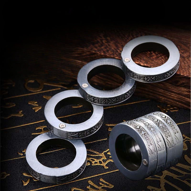 Foldable Zinc Alloy Knuckle Duster for Self Defense