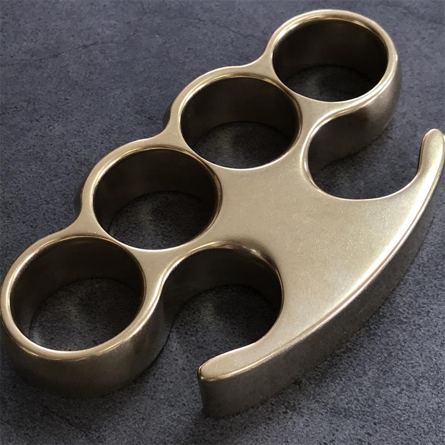 Timeless Style Stonewashed Brass Knuckle Duster