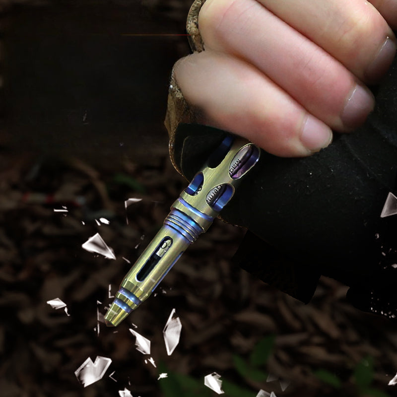 Precision Crafted Titanium Tactical Pen Light for EDC