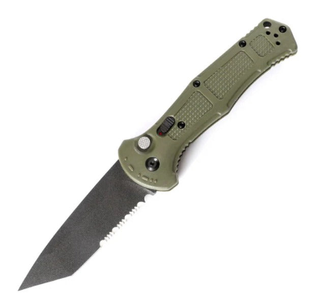 Nylon Fiber Handle Folding Knife for Outdoor Tactical Hunting with D2 Blade