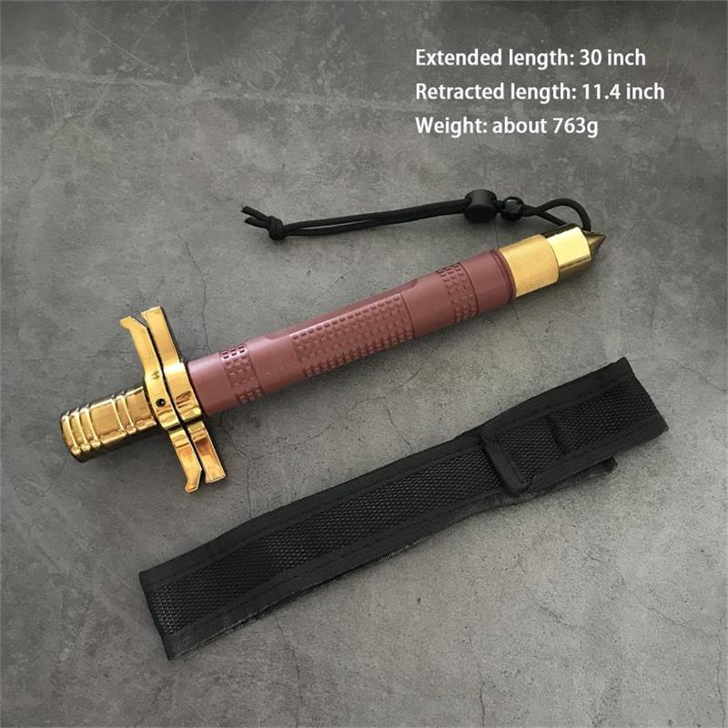 Multi-Function Alloy Steel Baton for Window Breaking and Protection
