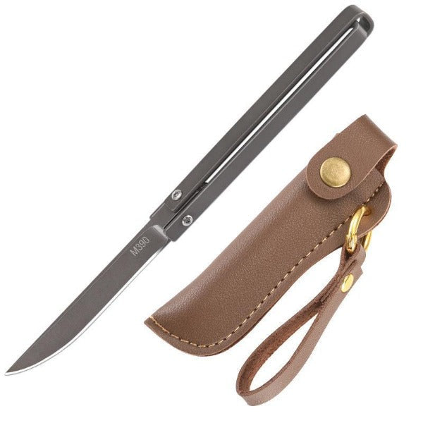 Folding Knife with Mechanically Designed Handle for Tactical Outdoor Pocket Carry