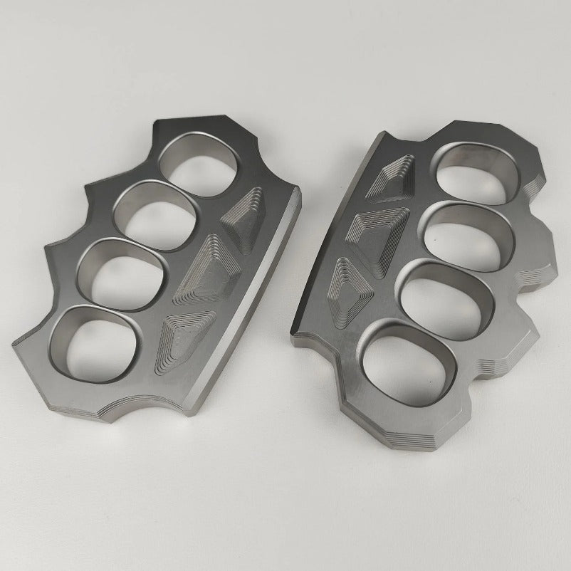 Self-Defense EDC Gear Solid Integrated Steel Knuckle Duster