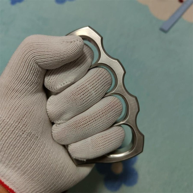 Protective Knuckle Duster Crafted from 304 Stainless Steel for EDC