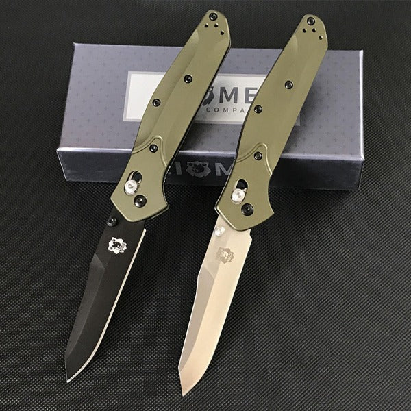 Liome Folding Hunting Knife with Aluminum Grip for Outdoor and EDC Use