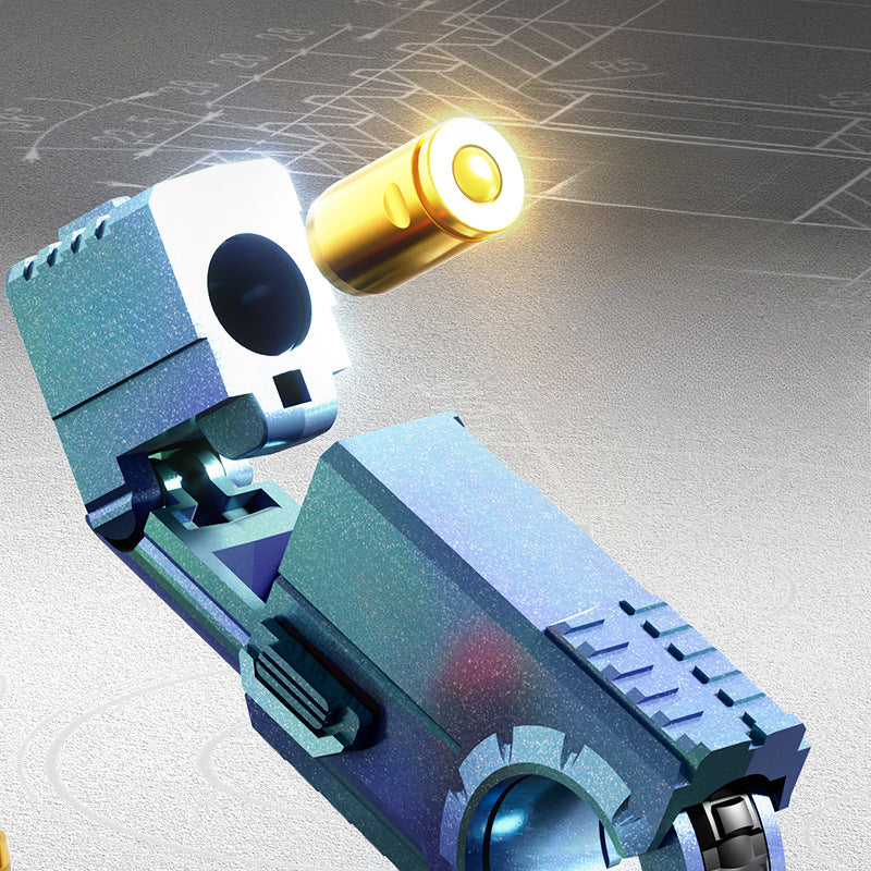 Compact Golden Agent Finger Gun for Stealthy Carry