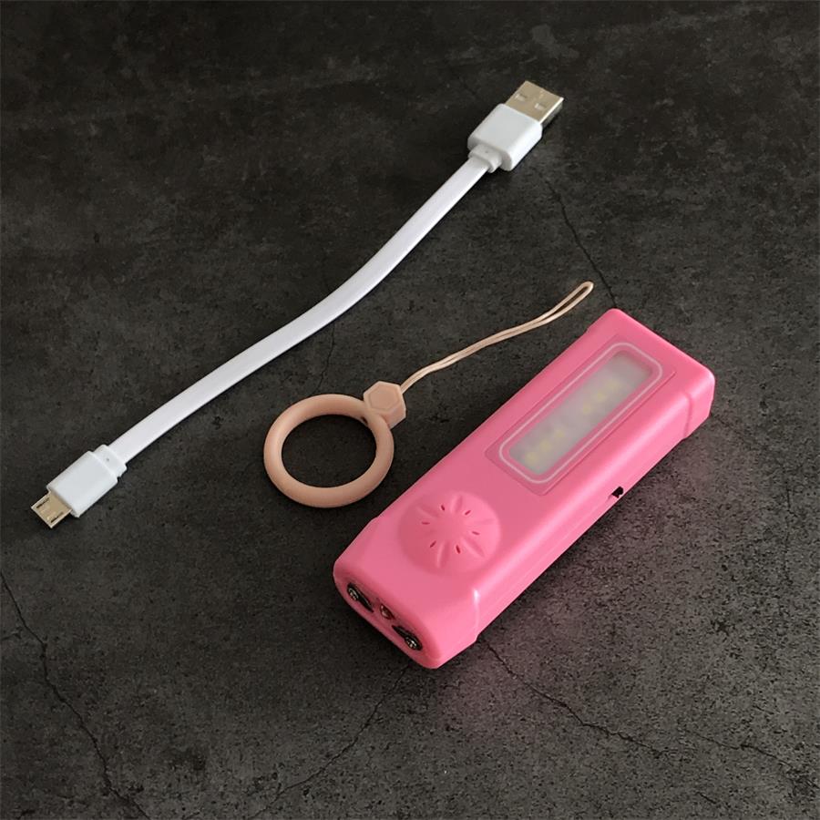 Self-defense Flashlight with Built-in Stun Gun Feature