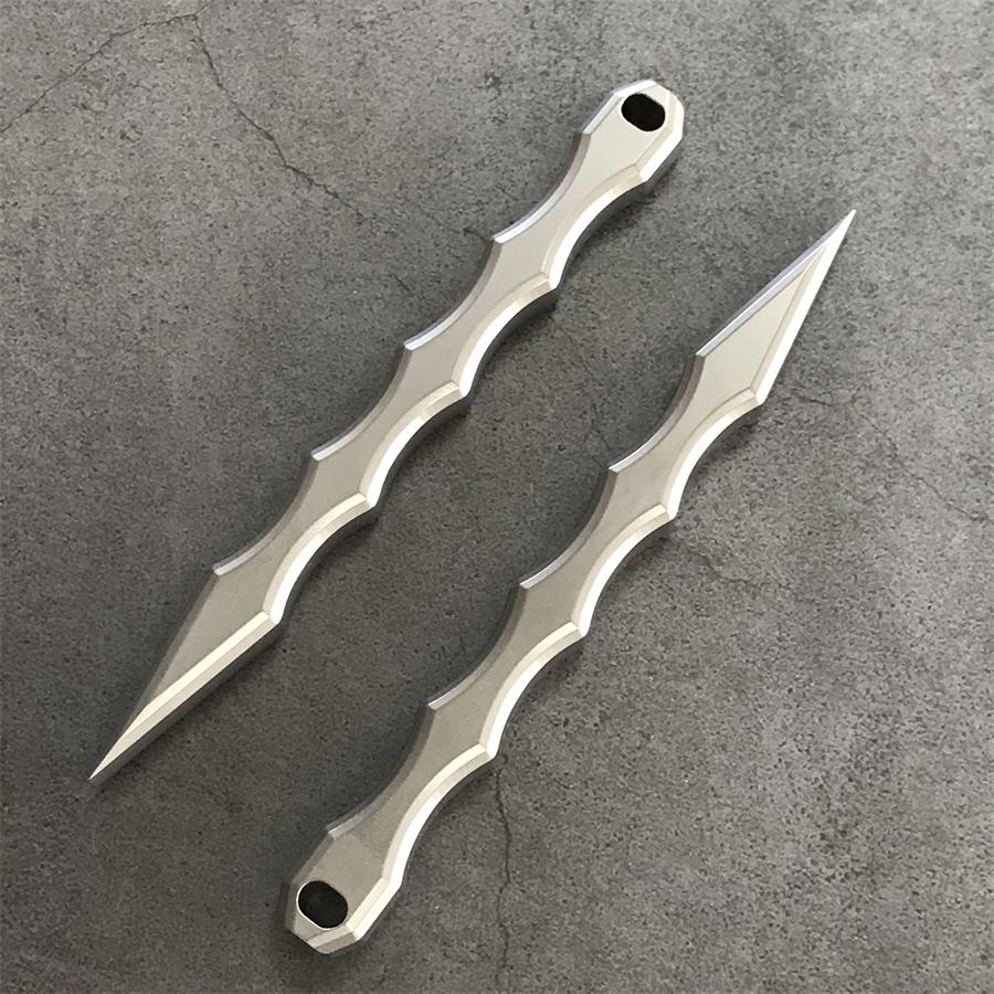 Titanium Alloy Crowbar Multifunctional Bottle Opener Tool for Self-defense