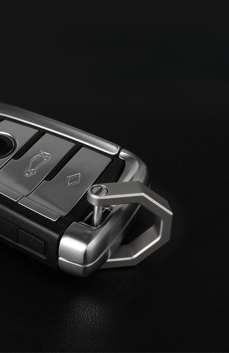 Horseshoe Titanium Key Lock Outdoor D Shape Buckle Keychain