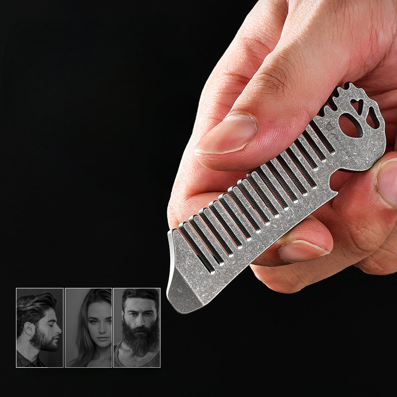 Titan Groomer Comb with Bottle Opener Anti-Static Design