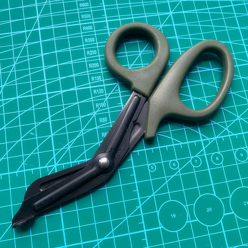 Durable Stainless Steel Scissors for Outdoor Survival and First Aid