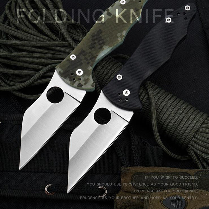 G10 Grip Folding Knife for Tactical EDC and Outdoor Adventures