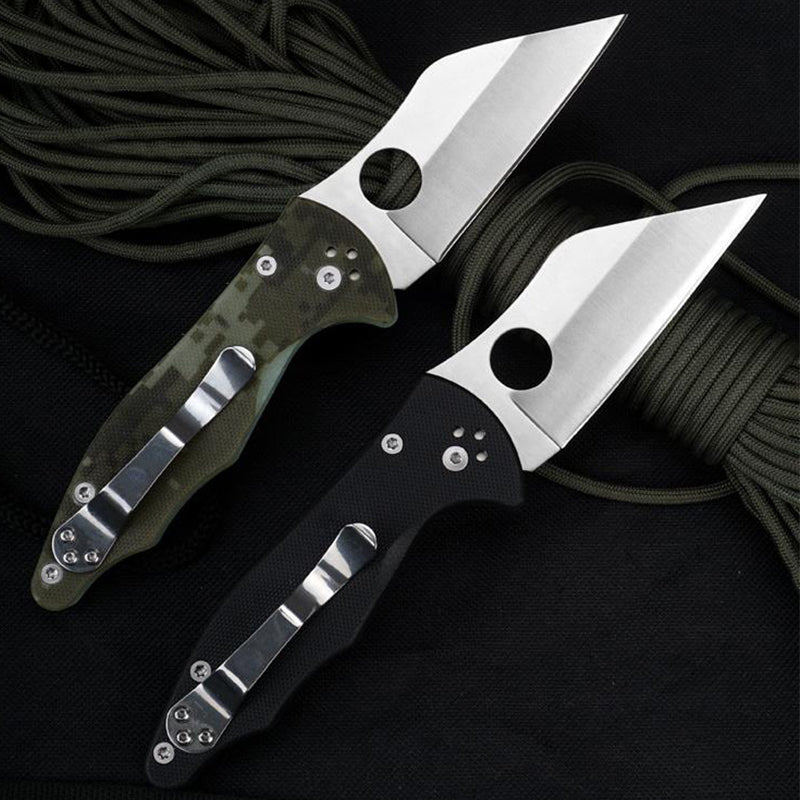 G10 Grip Folding Knife for Tactical EDC and Outdoor Adventures