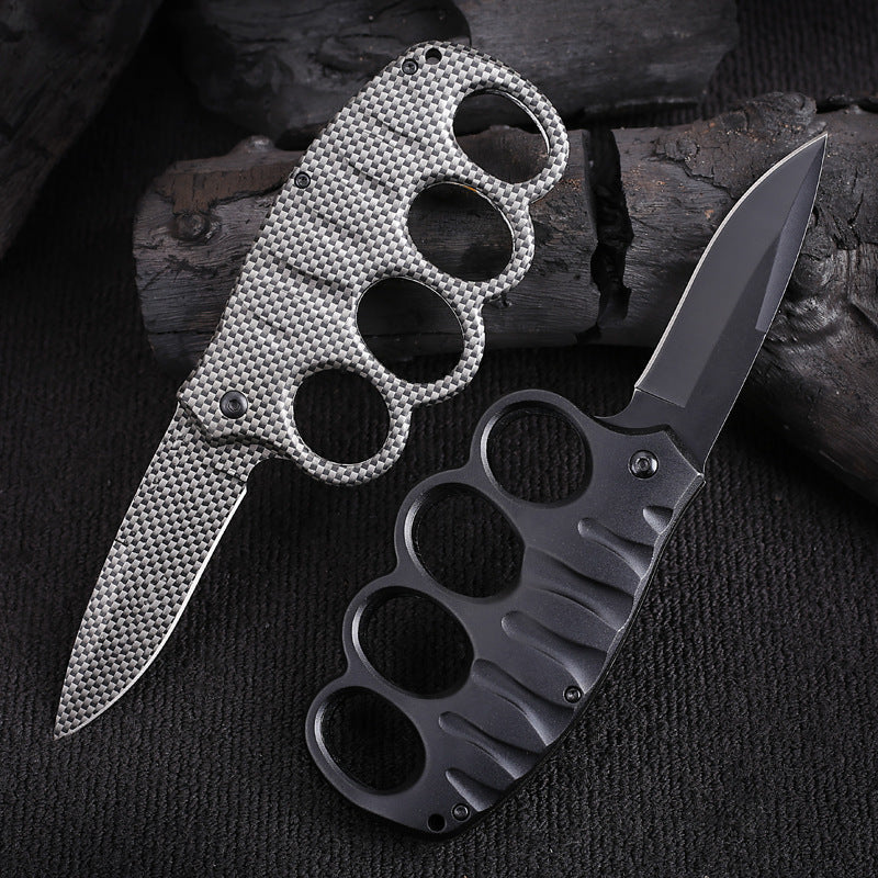 Knuckle Duster Tactical Folding Knife for Everyday Carry