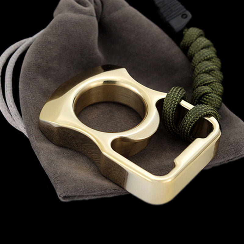 Brass Knuckle Duster with Bottle Opener