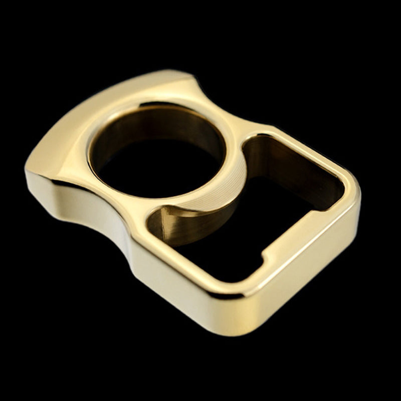 Brass Knuckle Duster with Bottle Opener