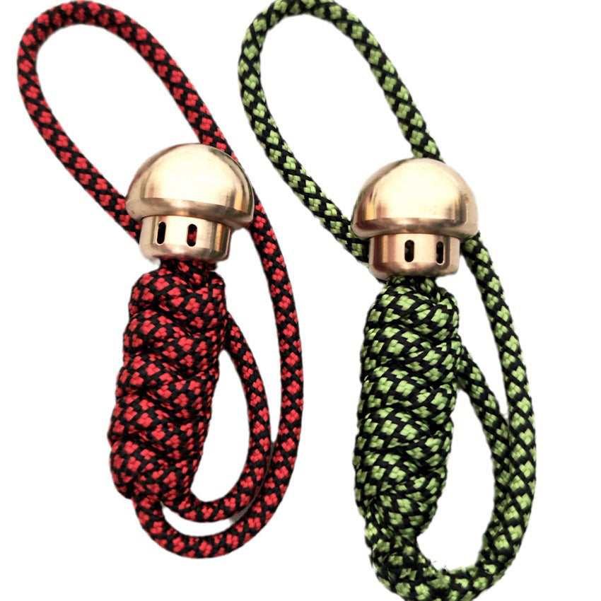 DIY Brass Mushroom Knuckle Pendant with Functional Knife Tool
