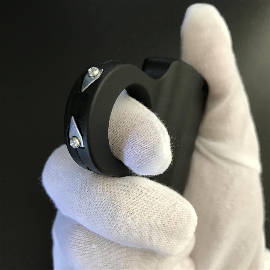 Electric Shock Knuckle Stun Gun Small Self-Defense Tool