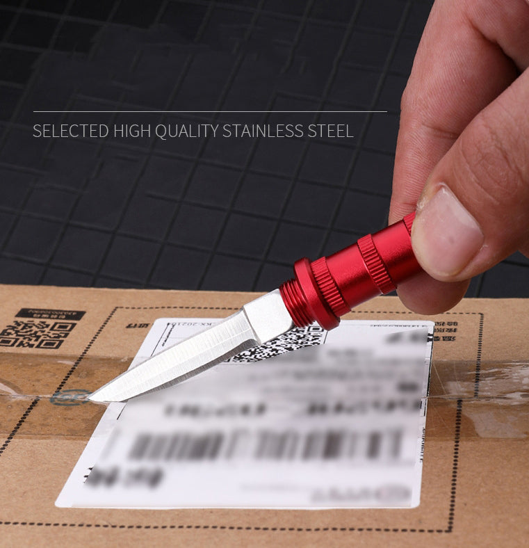 EDC Survival Keychain Tool with Mini Tactical Pocket Knife for Defense