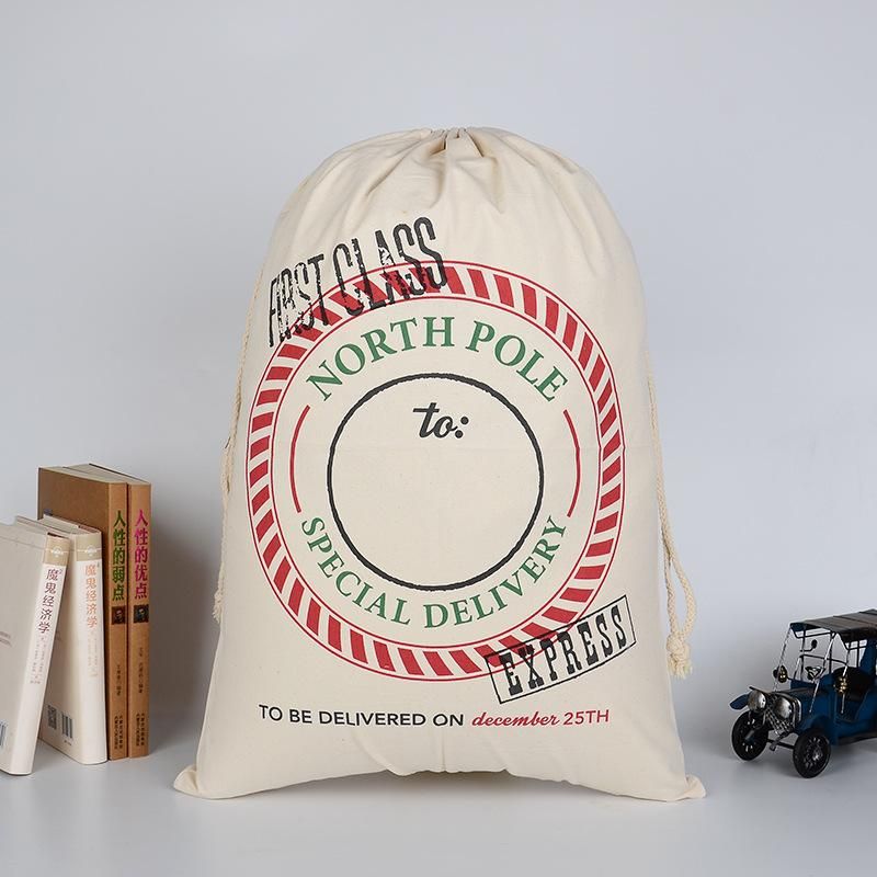 Sustainable Organic Cotton Bag with Drawstring for Eco Protection